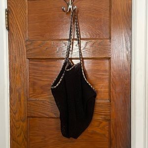 Free People Fisherman tote bag with floral detail
